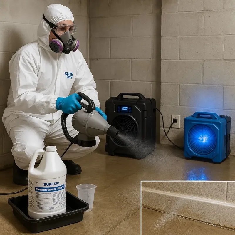 Sanitization and Odor Removal process in North Bellmore, NY