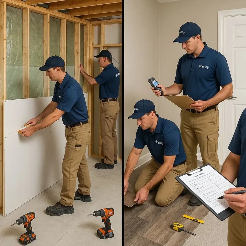 Repairs and Reconstruction process in North Bellmore, NY